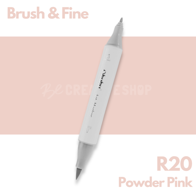 Ohuhu Alcohol based Art marker Brush & Fine - R20 Powder Pink