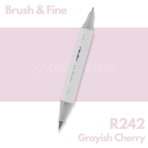 Ohuhu Alcohol based Art marker Brush & Fine - R242 Grayish Cherry