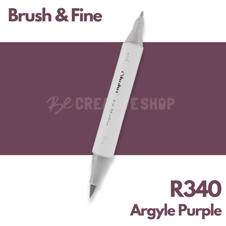 Ohuhu Alcohol based Art marker Brush & Fine - R340 Argyle Purple