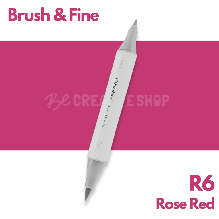Ohuhu Alcohol based Art marker Brush & Fine - R6 Rose Red