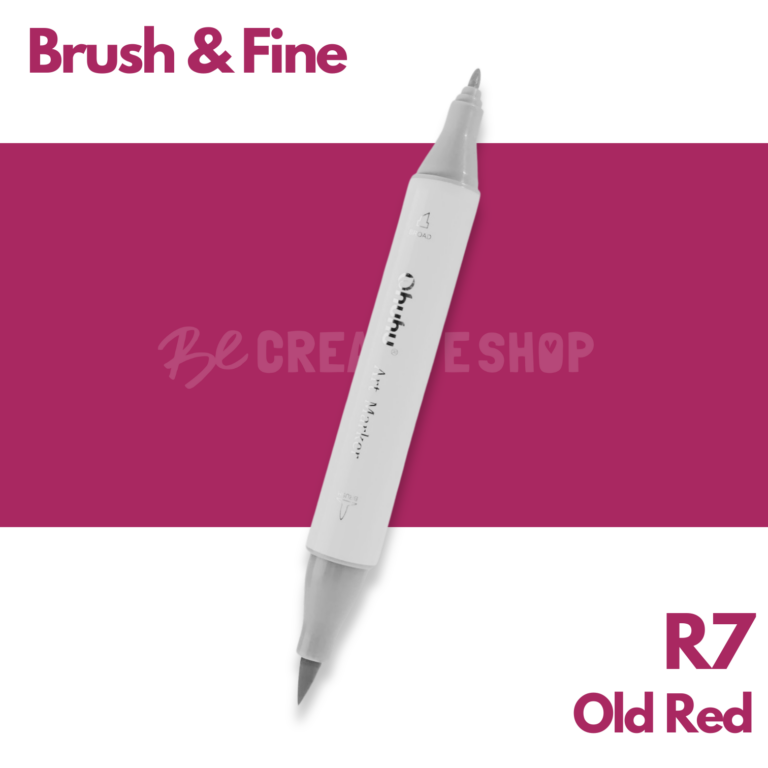 Ohuhu Alcohol based Art marker Brush & Fine - R7 Old Red