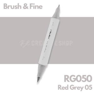 Ohuhu Alcohol based Art marker Brush & Fine - RG050 Red Grey 05