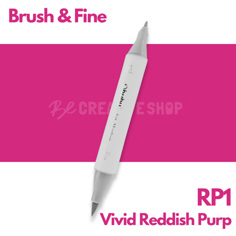 Ohuhu Alcohol based Art marker Brush & Fine - RP1 Vivid Reddish Purple
