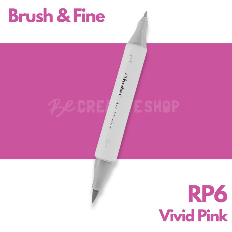 Ohuhu Alcohol based Art marker Brush & Fine - RP6 Vivid Pink