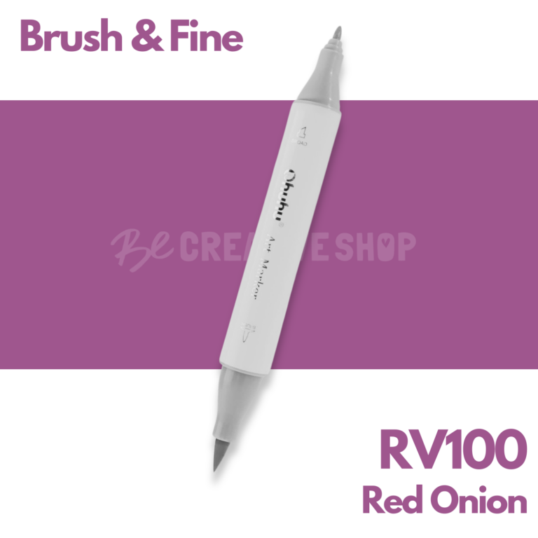 Ohuhu Alcohol based Art marker Brush & Fine - RV100 Red Onion