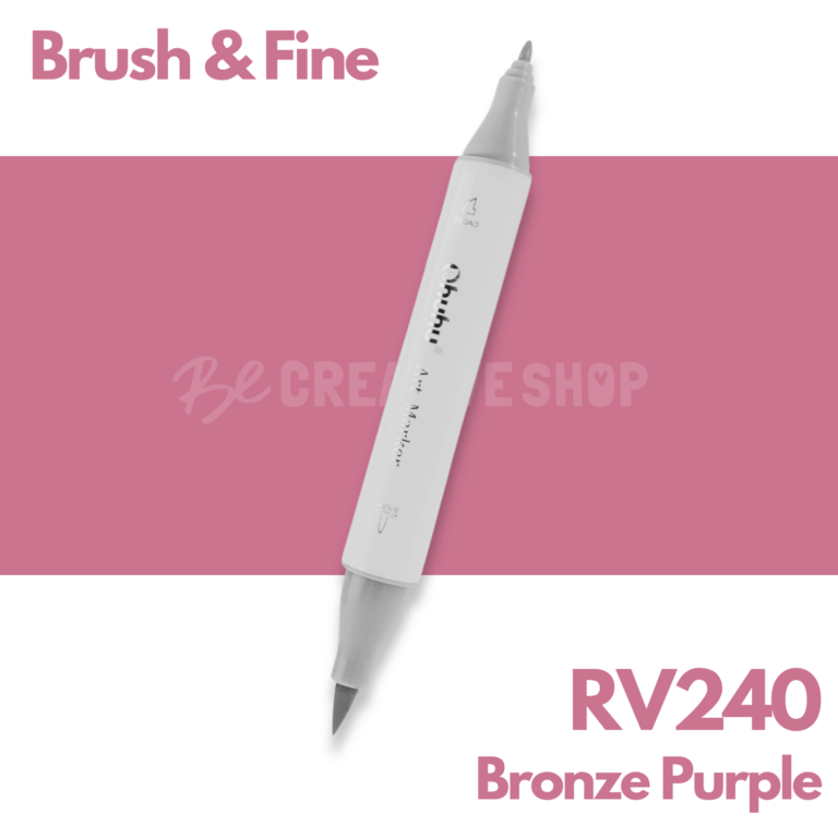 Ohuhu Alcohol based Art marker Brush & Fine - RV240 Bronze Purple