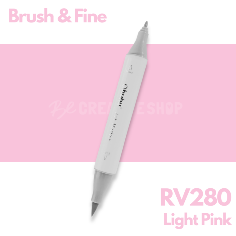 Ohuhu Alcohol based Art marker Brush & Fine - RV280 Light Pink
