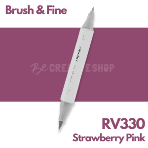 Ohuhu Alcohol based Art marker Brush & Fine - RV330 Strawberry Pink