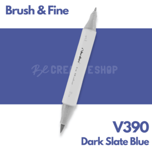 Ohuhu Alcohol based Art marker Brush & Fine - V390 Dark Slate Blue