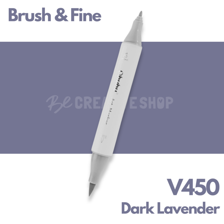 Ohuhu Alcohol based Art marker Brush & Fine - V450 Dark Lavender