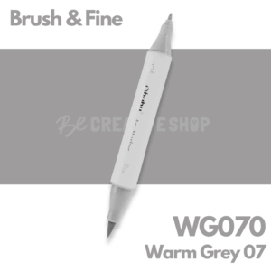 Ohuhu Alcohol based Art marker Brush & Fine - WG070 Warm Grey 07