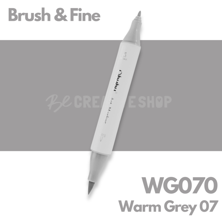 Ohuhu Alcohol based Art marker Brush & Fine - WG070 Warm Grey 07