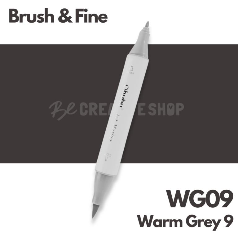 Ohuhu Alcohol based Art marker Brush & Fine - WG09 Warm Grey 9