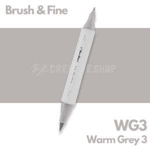 Ohuhu Alcohol based Art marker Brush & Fine - WG3 Warm Grey 3