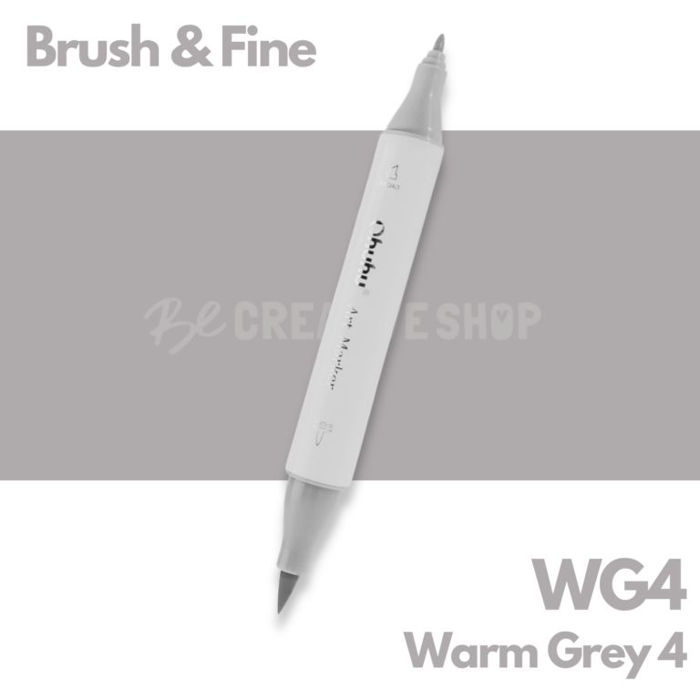 Ohuhu Alcohol based Art marker Brush & Fine - WG4 Warm Grey 4