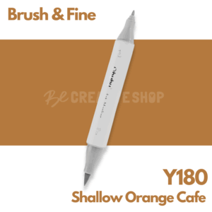 Ohuhu Alcohol based Art marker Brush & Fine - Y180 Shallow Orange Cafe