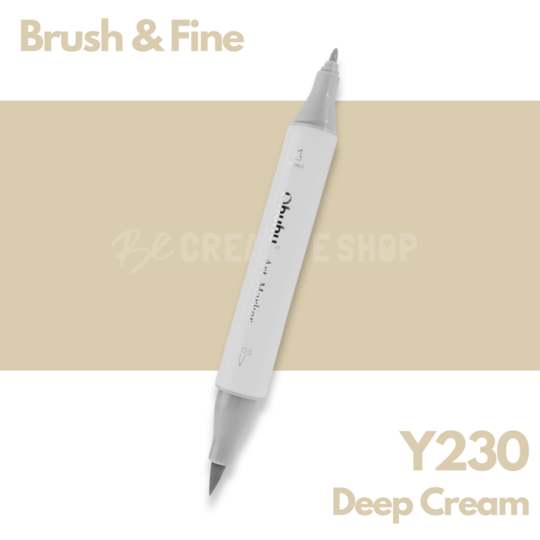 Ohuhu Alcohol based Art marker Brush & Fine - Y230 Deep Cream