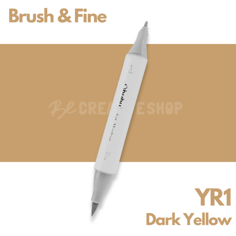 Ohuhu Alcohol based Art marker Brush & Fine - YR1 Dark Yellow