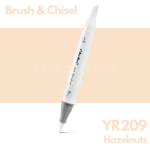 Ohuhu Alcohol based Art marker Brush & chisel - YR209 Hazelnuts