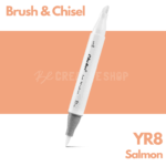 Ohuhu Alcohol based Art marker Brush & chisel - YR8 Salmon