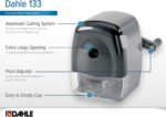 DAHLE 133 puntenslijper machine - handmatige - verstelbare puntvorm - grijs/zwart - Afbeelding 5