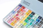HIMI Gouache - set van 112 kleuren 12g - Twin split cups - Ice Blue - Afbeelding 6