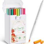 Ohuhu Dual Tip Journal Brush markers – waterbasis – set van 40