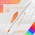 Ohuhu Dual Tip Journal Brush markers – waterbasis – set van 40 - Afbeelding 3