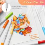 Ohuhu Dual Tip Journal Brush markers – waterbasis – set van 40 - Afbeelding 4