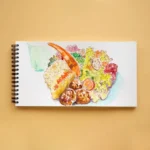 Clairefontaine Aquapad spiraalblok 13,5x25cm - 15 vellen 300g wit - Afbeelding 2