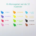 Tombow Ki-Monogatari Eco kleurpotlood - set van 12 - Afbeelding 2