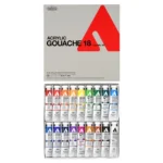 Holbein Acrylic Gouache 20ml set van 18