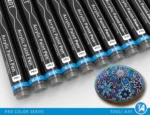 TOOLI-ART Acrylmarker Pro Color XF 0.7mm set van 22 - Blauw & Paars tinten - Afbeelding 6