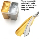 HIMI - Gouache Metallic - set van 12 kleuren 12g - Twin split cups - Afbeelding 11