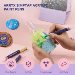 Arrtx Simptap Acrylmarkers Paint Brush Tip Markers (Top Valve Action) - 36 kleuren - Afbeelding 8