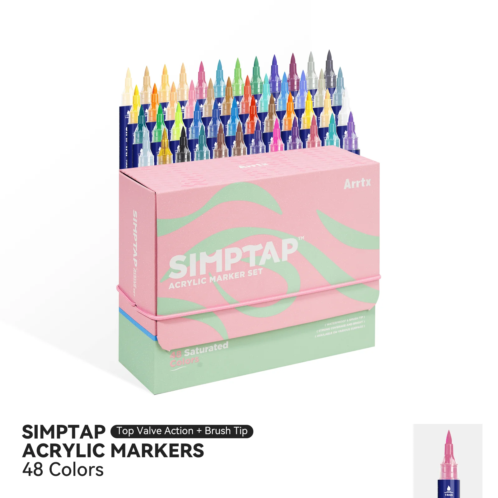 Arrtx Acrylmarkers Simptap 48
