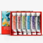 Holbein Artists Watercolor 5ml WG596 set van 6 tubes Granulating set Flower