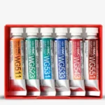 Holbein Artists Watercolor 5ml WG598 set van 6 tubes Granulating set Landscape - Afbeelding 3