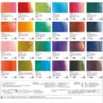 Holbein Artists Watercolor 5ml WG591 set van 24 tubes Granulating - Afbeelding 2