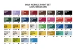HIMI Twin Cup Jelly Acrylverf Set - 36 kleuren 12g - Afbeelding 4