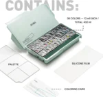 HIMI Twin Cup Jelly Acrylverf Set - 36 kleuren 12g - Afbeelding 10