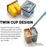 HIMI Twin Cup Jelly Acrylverf Set - 48 kleuren 12g - Afbeelding 11