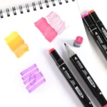 Chotune 168 kleuren Alcohol Markers Fine & Chisel + etui - Afbeelding 2