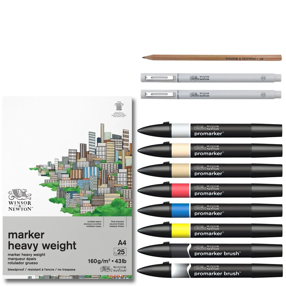 Winsor & Newton Mixed Media Manga set