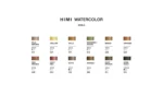 HIMI Metallic Parelmoer Aquarelverf set 12 kleuren + penseel - Gold - Afbeelding 5