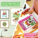 Ohuhu Double-Sided Bleedproof Coloring Books - set van 4 kleurboeken - Afbeelding 8