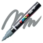 Uni Posca Paint Marker PC-5BR Brush - Grijs