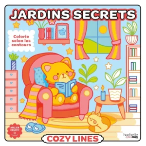 Kleurboek Cozy Lines - Jardins secrets