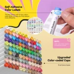 Arrtx Acrylmarkers Paint Brush Tip Markers - 120 kleuren (120A) - Afbeelding 9