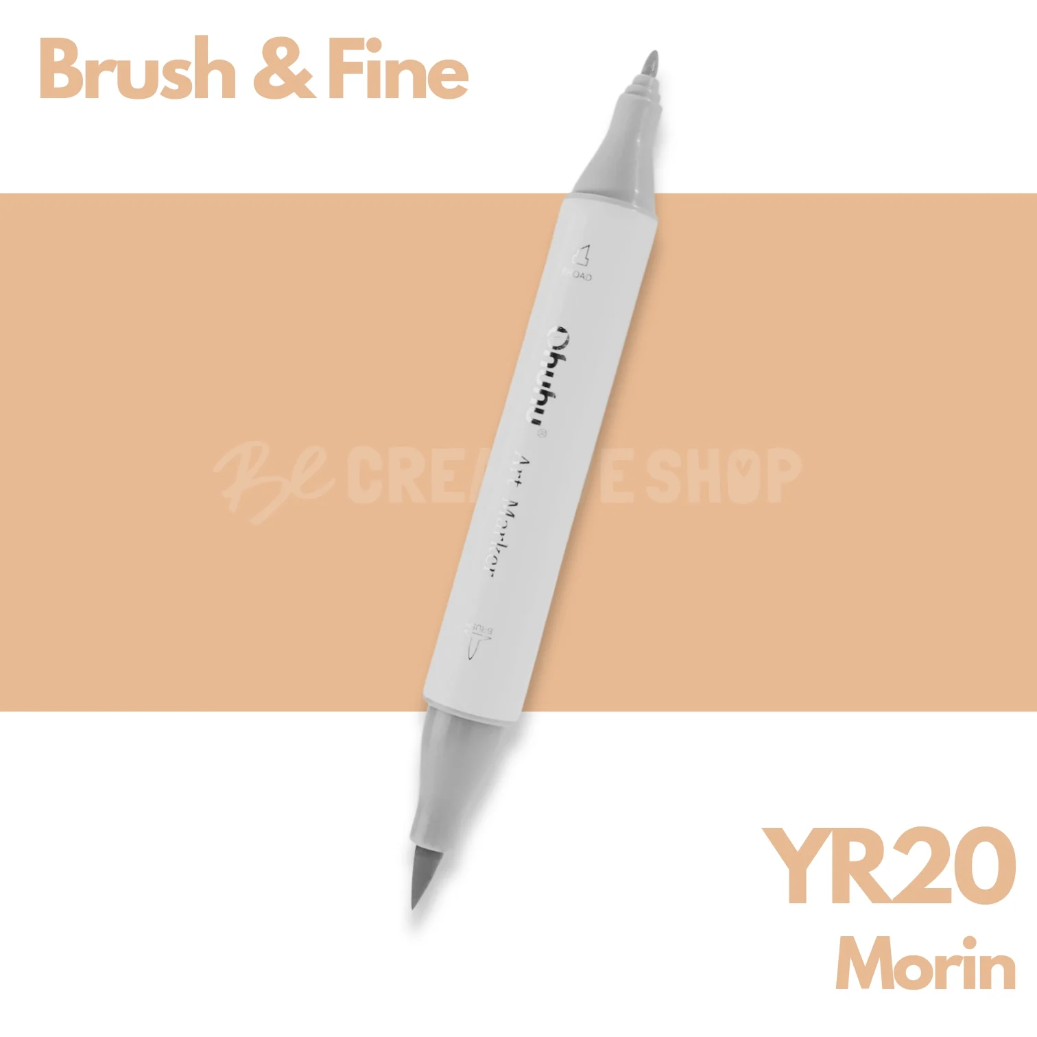 Ohuhu Honolulu B Alcohol Art Marker Brush & Fine - YR20 Morin